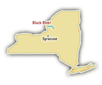 Black River rafting in New York