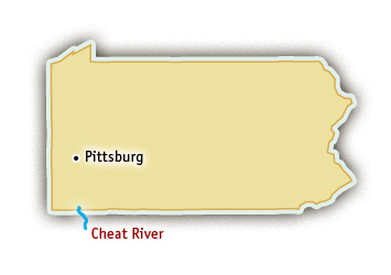 Cheat River Rafting Trips in Pennsylvania