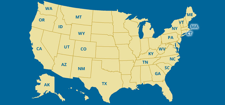 US Rafting Map