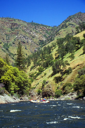 The Tuolumne River, image courtesy of All-Outdoors California Whitewater Rafting