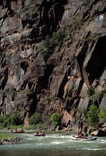Lodore Canyon on the Green River, image courtesy of Holiday Expeditions