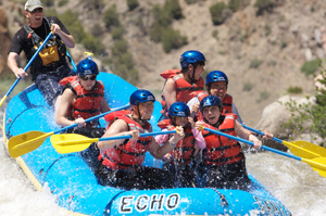 Arkansas River Rafting, image courtesy of ECHO Canyon